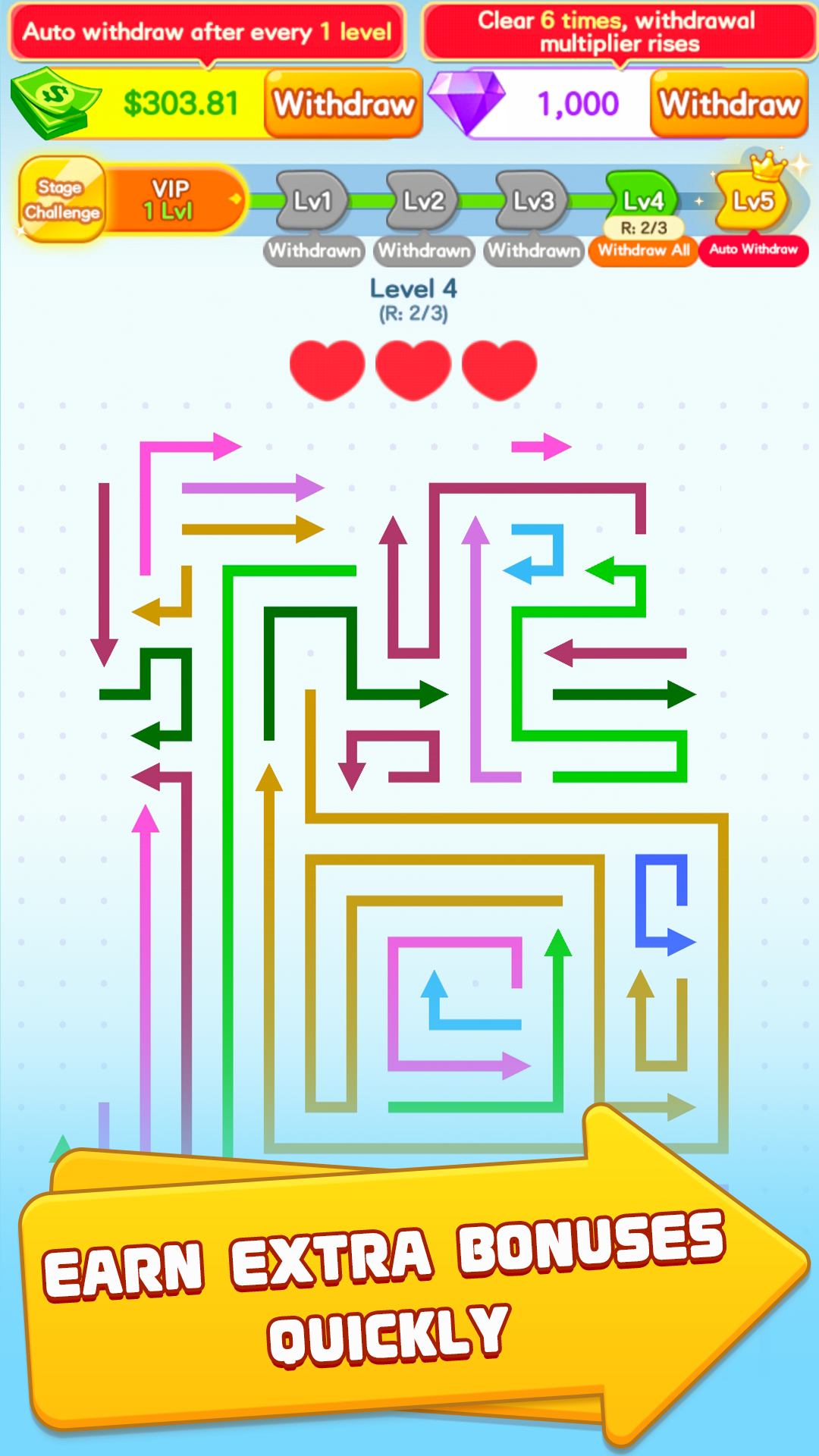 Puzzle board screenshot